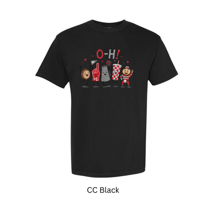 O-H-I-O Characters Tee