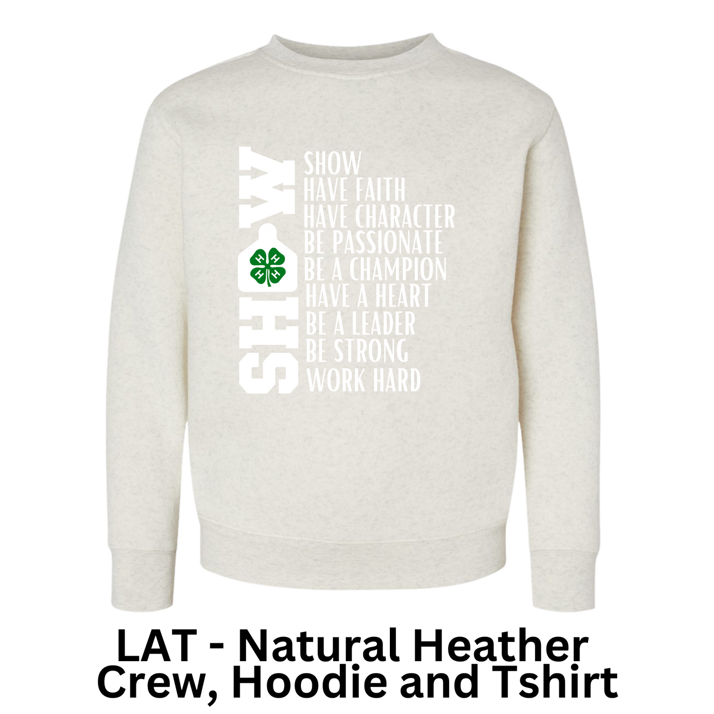 4H Show - Youth (Design on back)